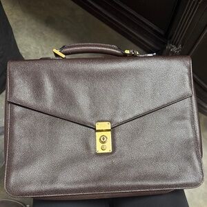 Chanel Caviar Brown Briefcase